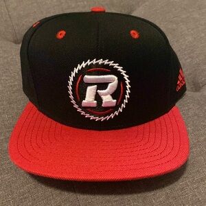 *New* Ottawa RedBlacks Adidas SnapBack Hat Flat Brim Ballcap CFL Football Cap